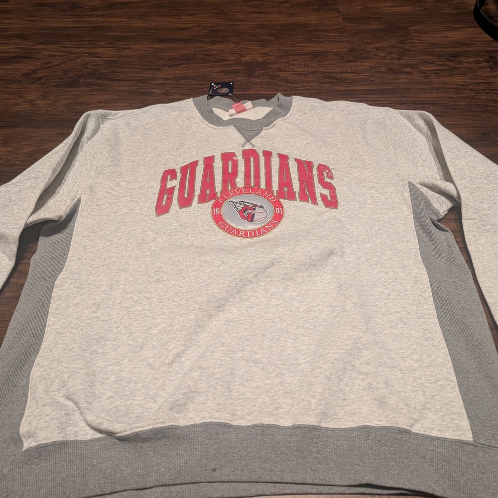 Gray and Red Guardians Men's Sweater